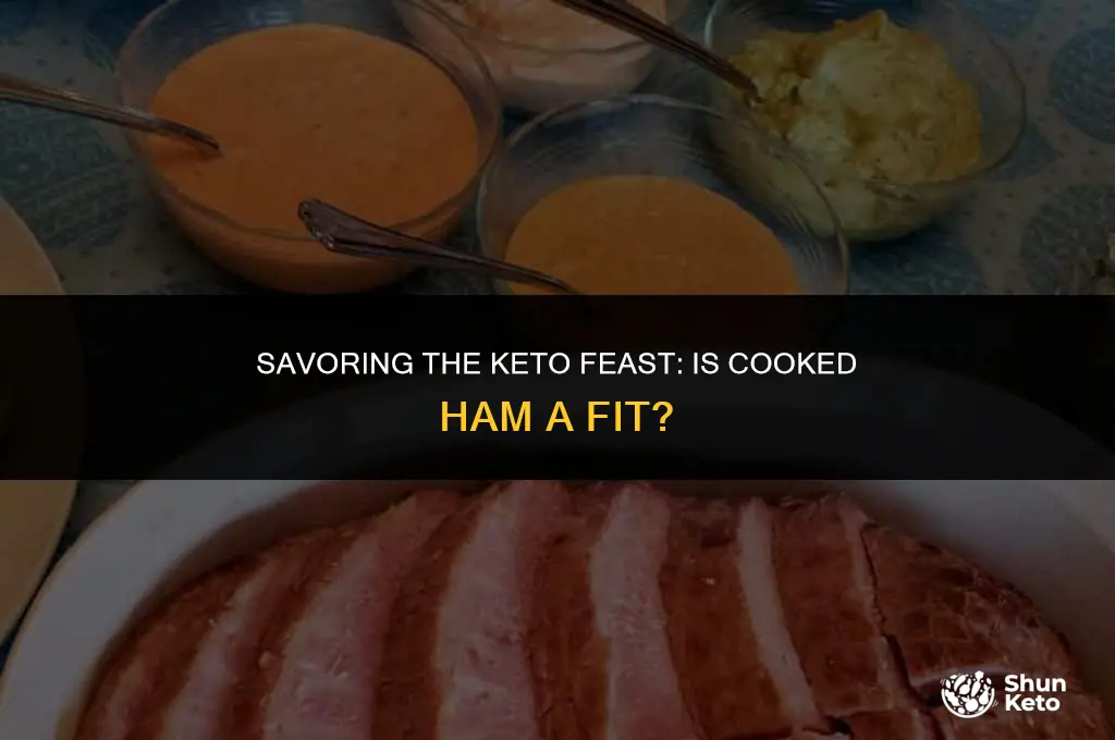 is cooked ham keto
