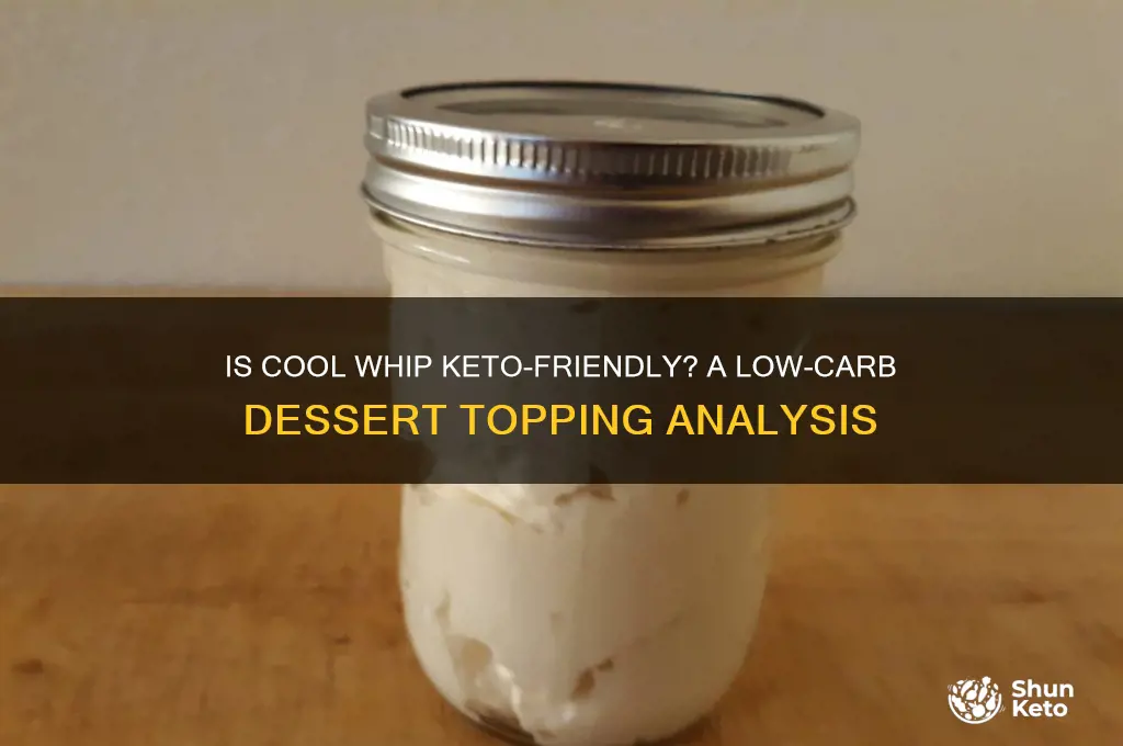 is cool whip keto