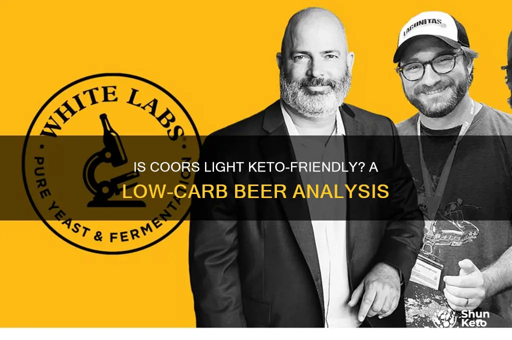 is coors light keto friendly