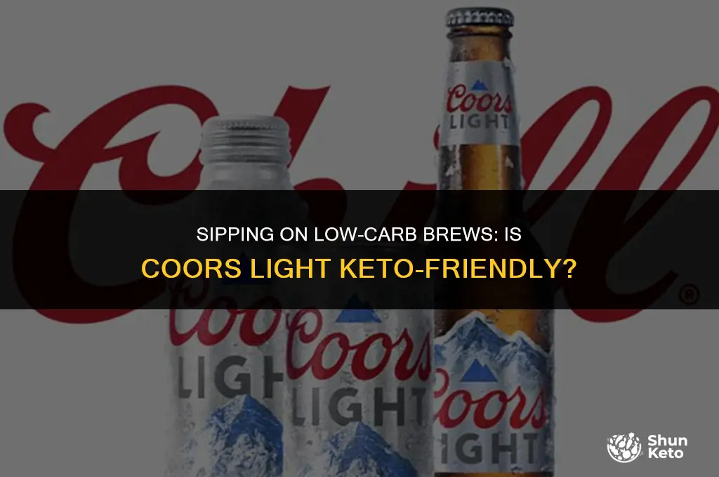 is coors light keto