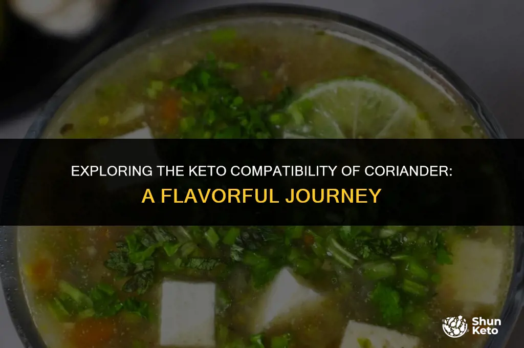is coriander keto