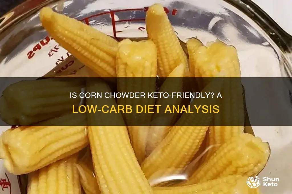 is corn chowder keto friendly