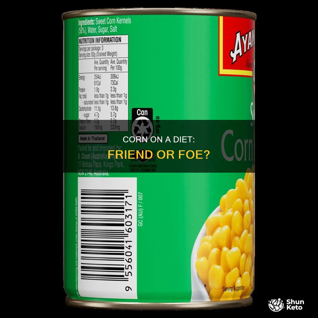 is corn ok for diet