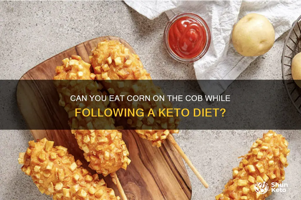is corn on the cob allowed on keto diet
