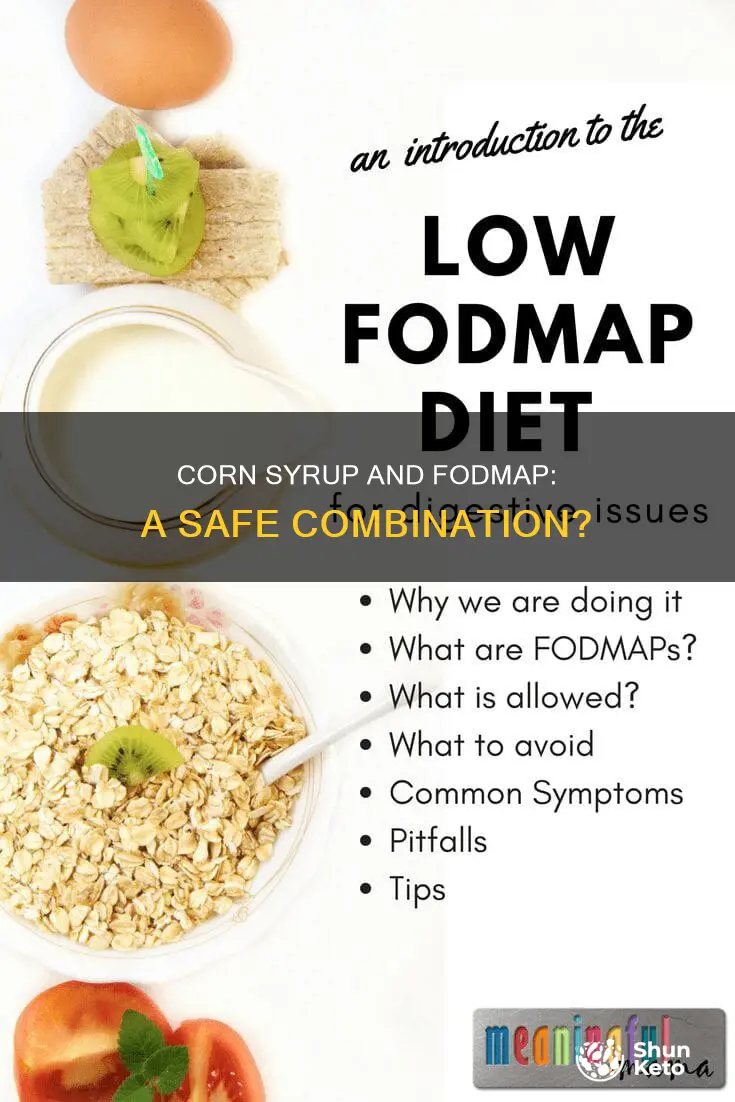 is corn syrup ok on fodmap diet