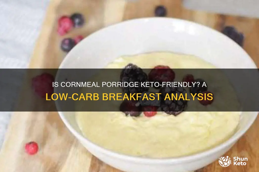 is cornmeal porridge keto friendly