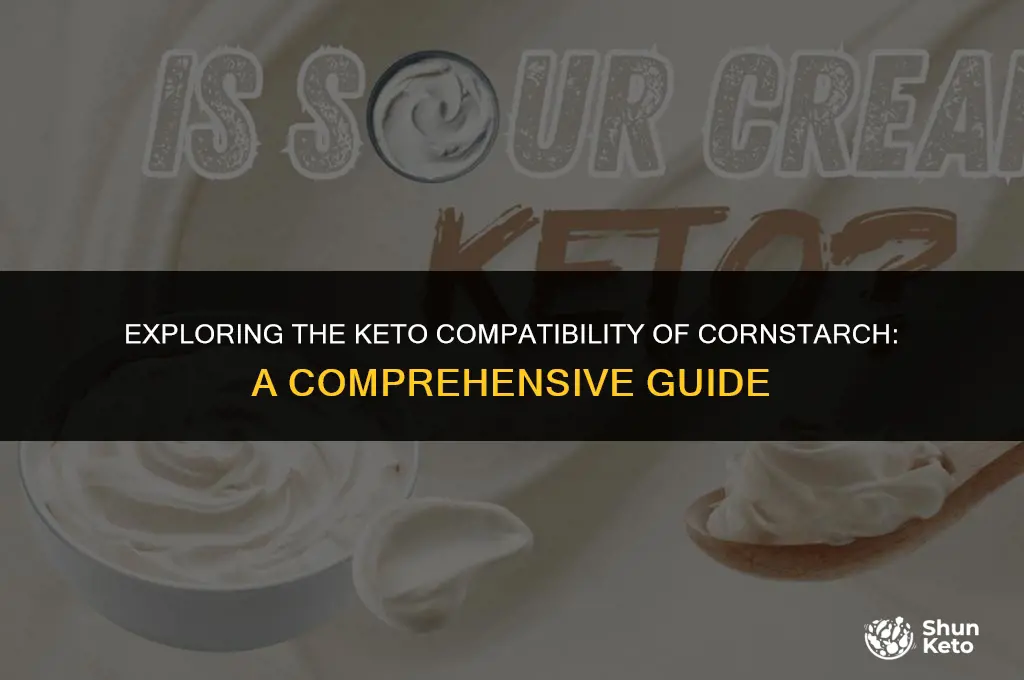 is cornstarch considered keto