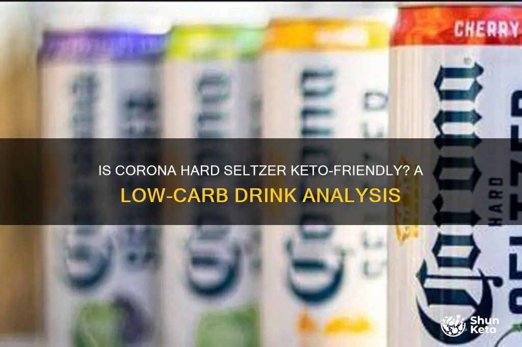 is corona hard seltzer keto friendly