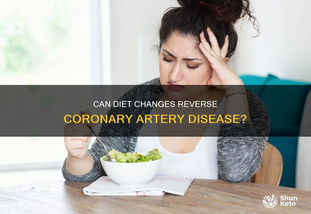 is coronary artery disease reversable with diet changes