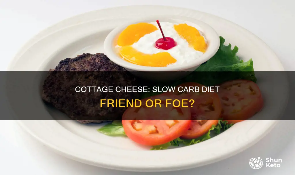 is cottage cheese allowed on slow carb diet