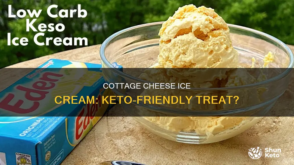 is cottage cheese ice cream keto