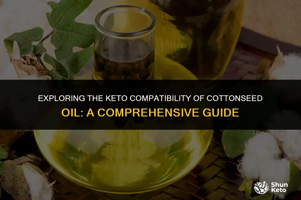 is cotton sead oil keto