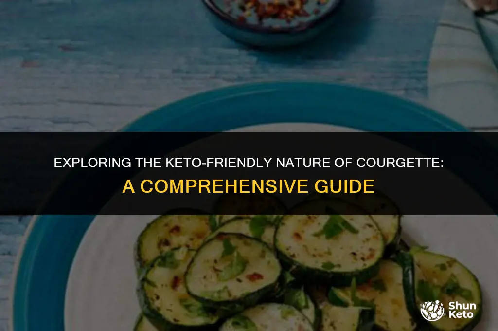 is courgette keto