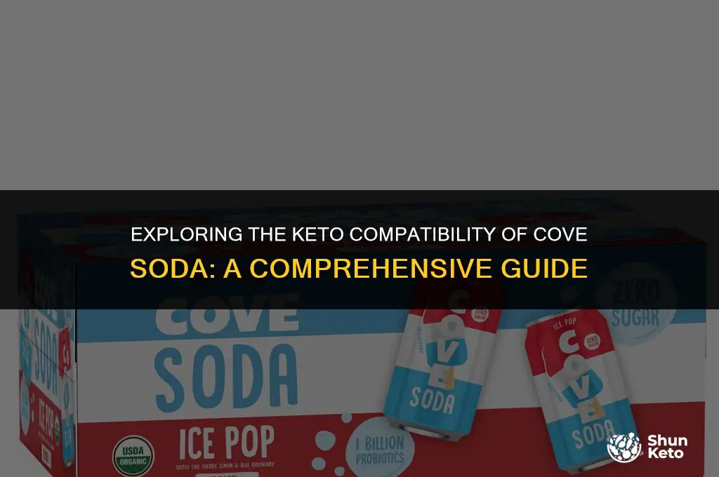 is cove soda keto friendly