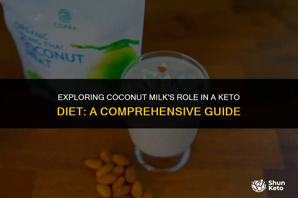 is covonut milk keto friendly