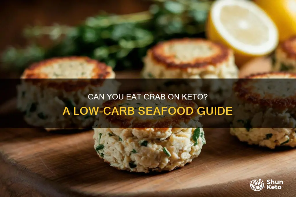 is crab allowed in a keto diet