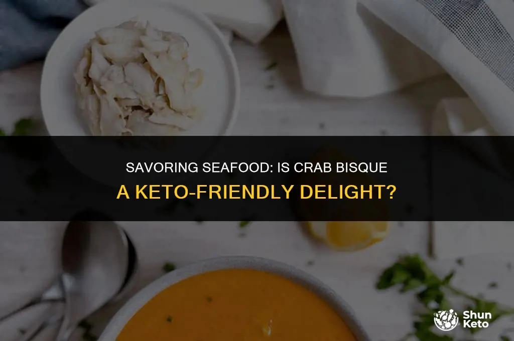 is crab bisque keto