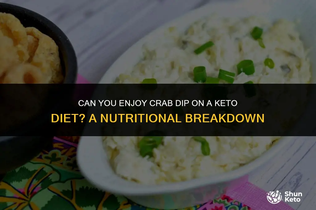 is crab dip keto friendly