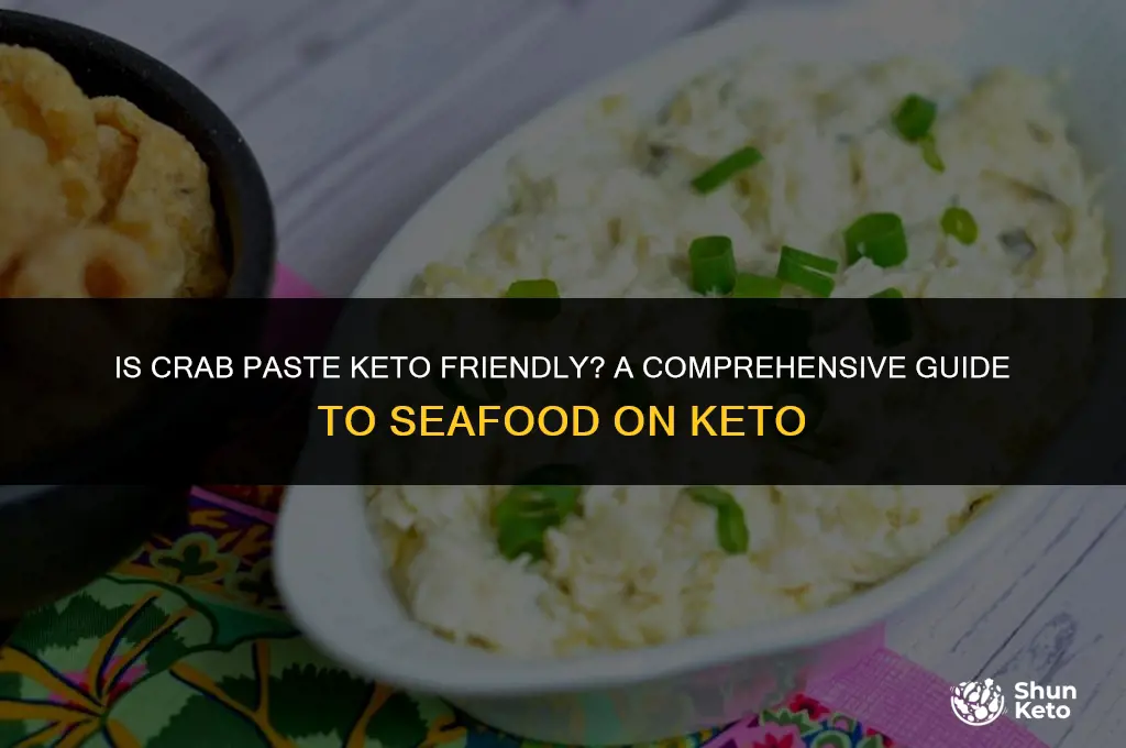 is crab paste keto friendly