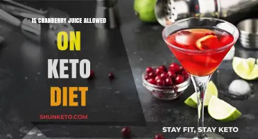 Can You Drink Cranberry Juice on a Keto Diet?