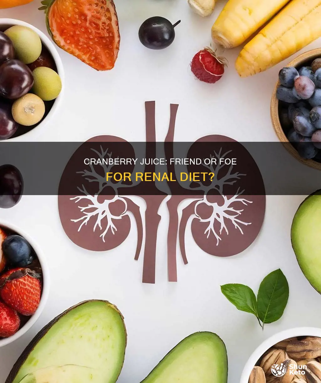 is cranberry juice ok for renal diet