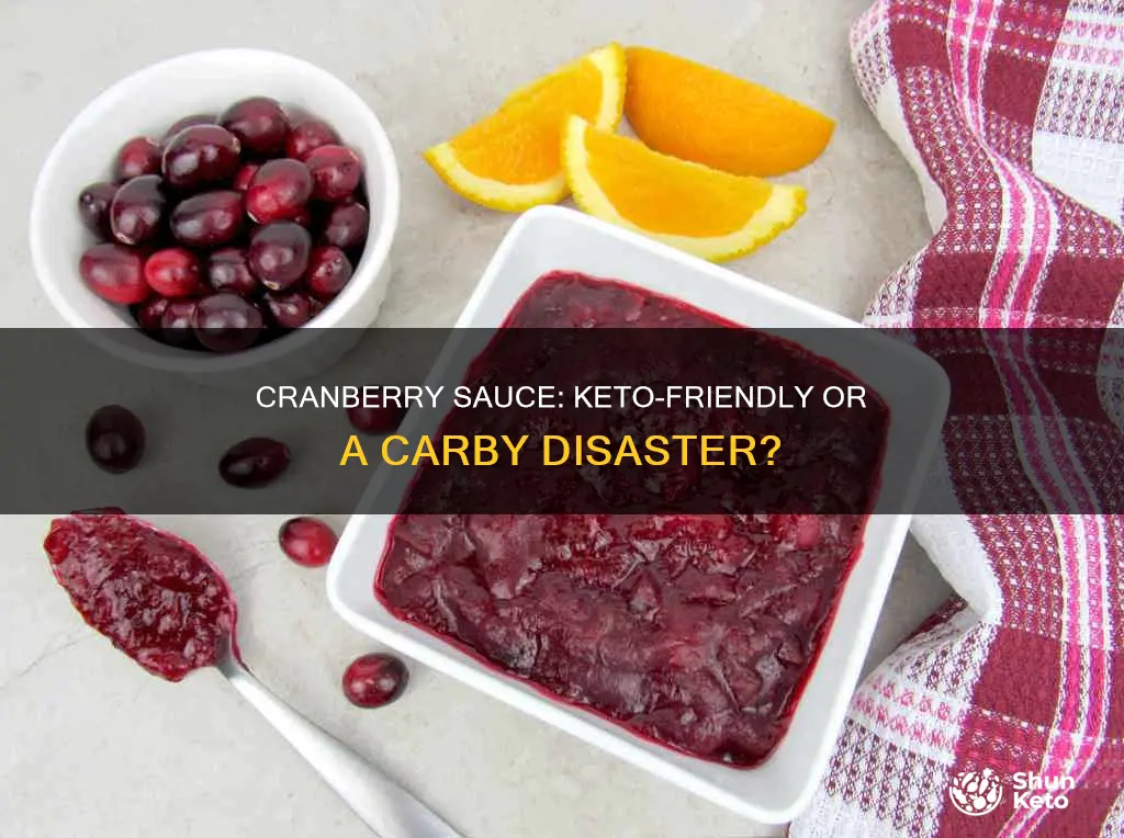 is cranberry sauce keto