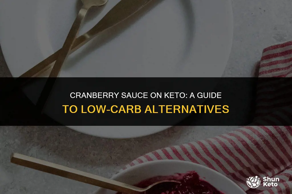 is cranbwrry sause keto
