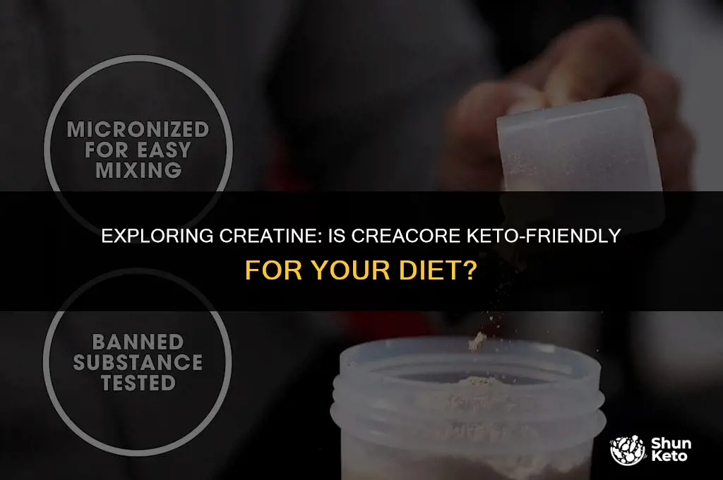 is creacore creatine keto friendly