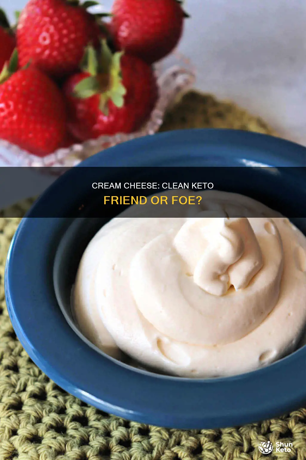 is cream cheese clean keto