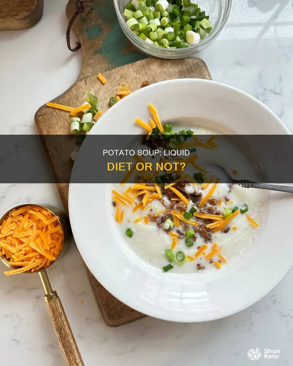 is cream of potato soup a liquid diet