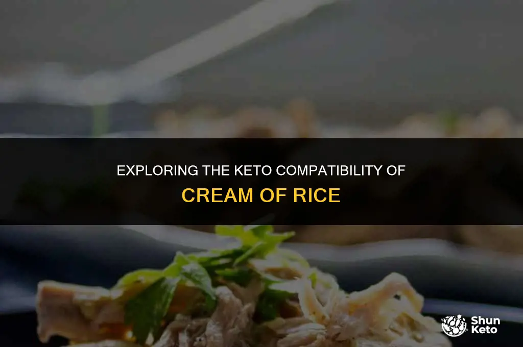 is cream of rice keto friendly