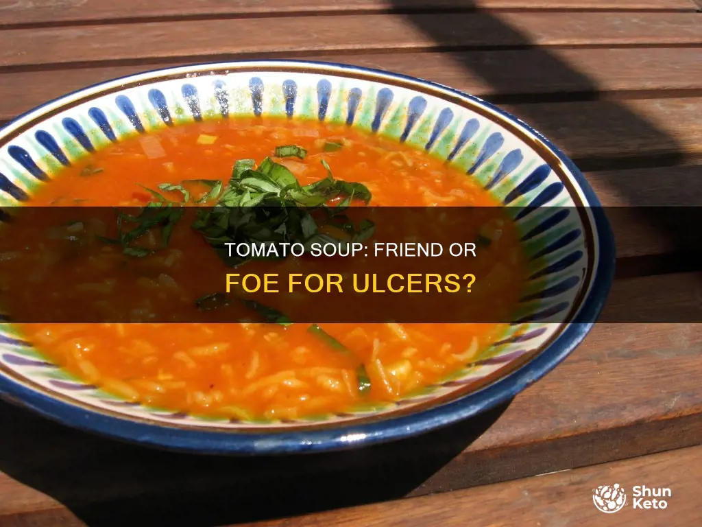 is cream of tomato soup ok on an ulcer diet