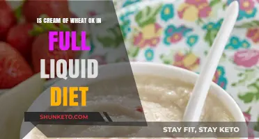Cream of Wheat: A Full Liquid Diet Option?