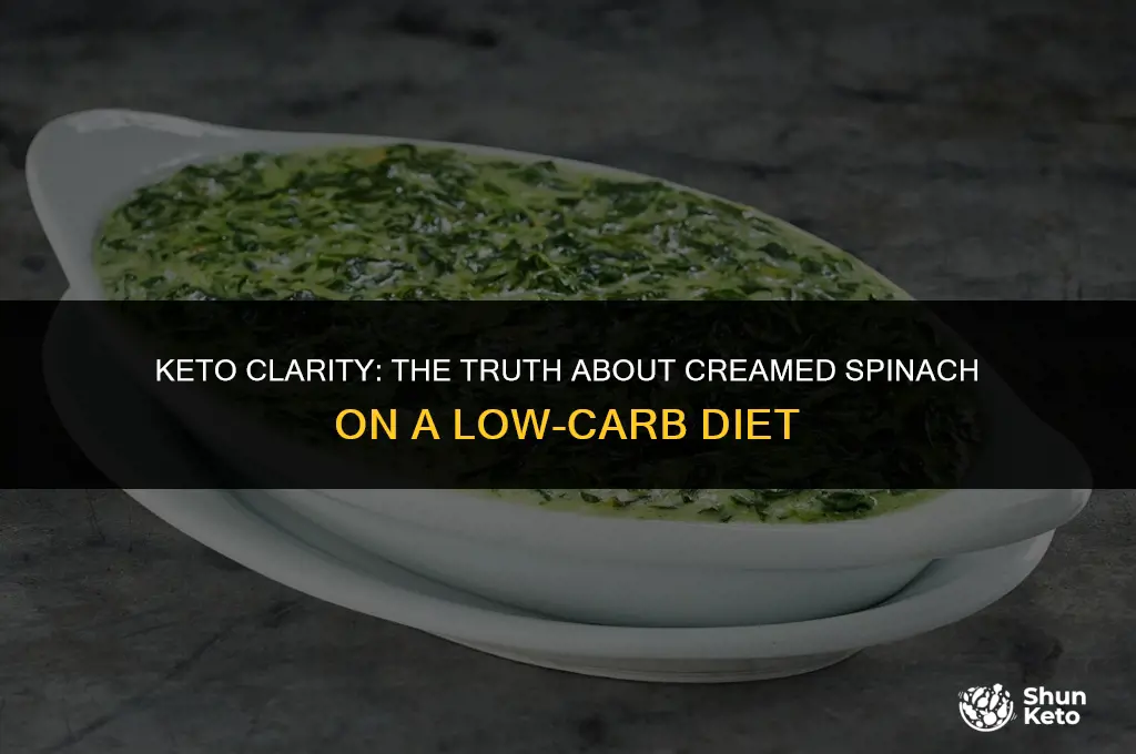 is creamed spinach keto friendly