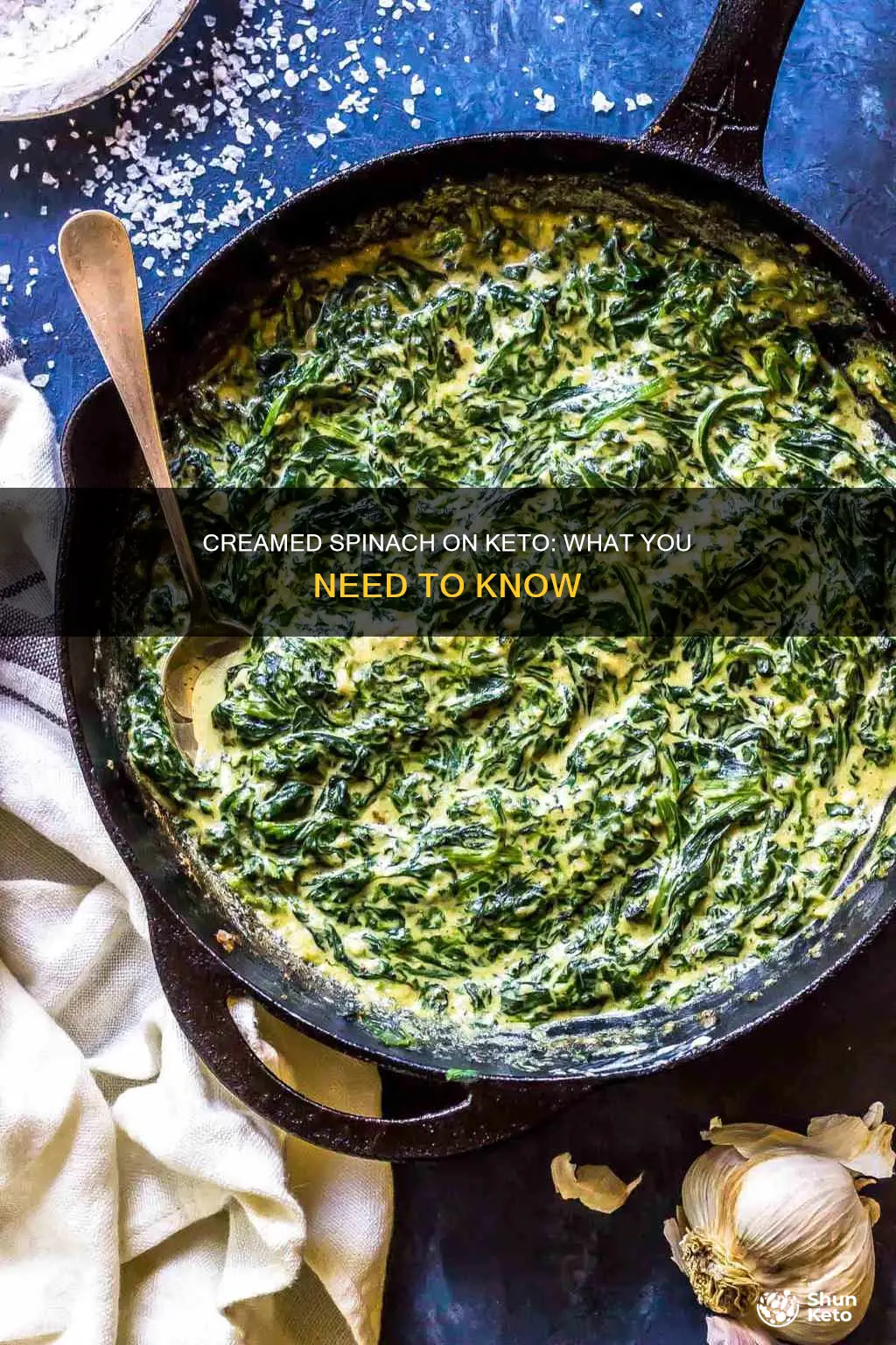 is creamed spinach keto