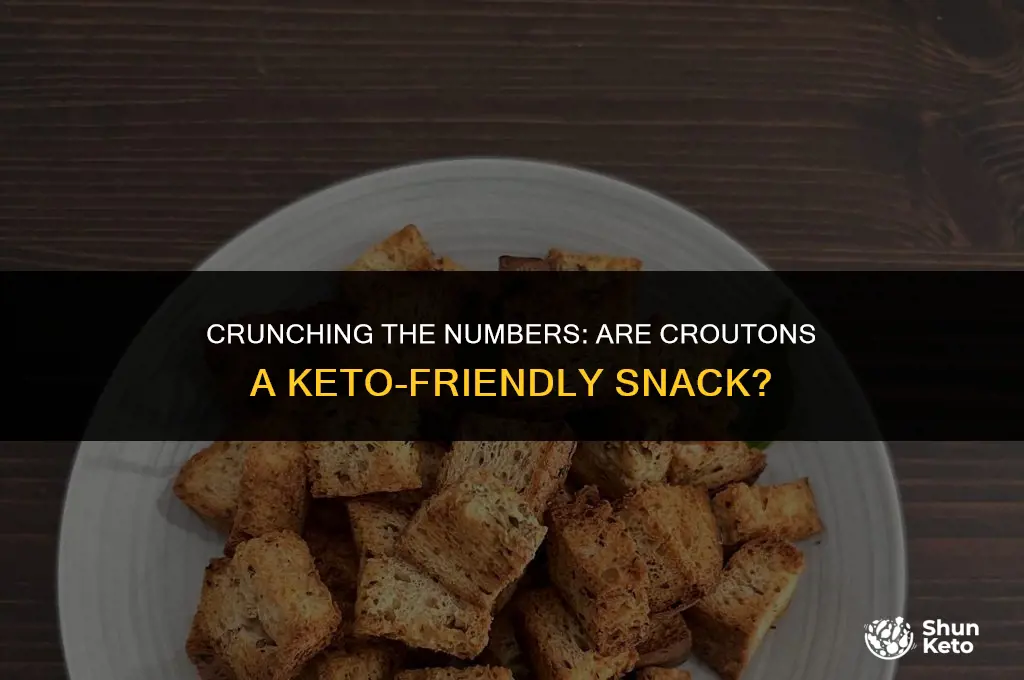 is croutons keto