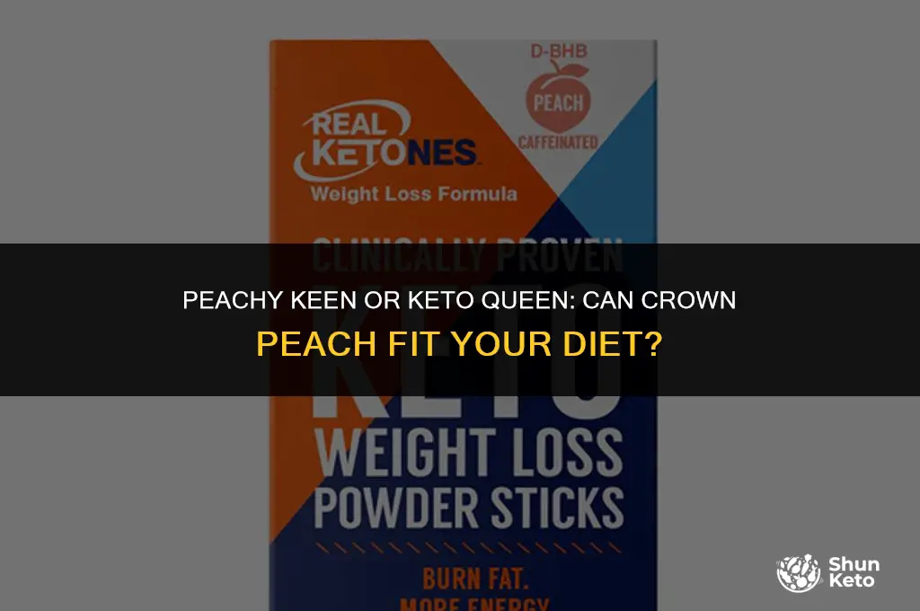 is crown peach keto friendly