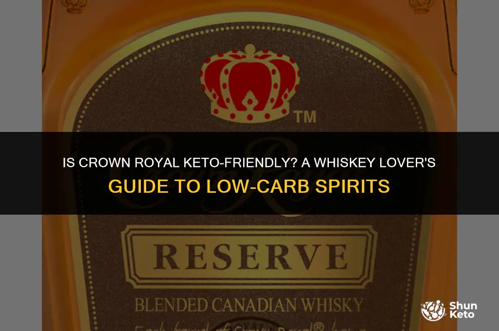 is crown royal keto
