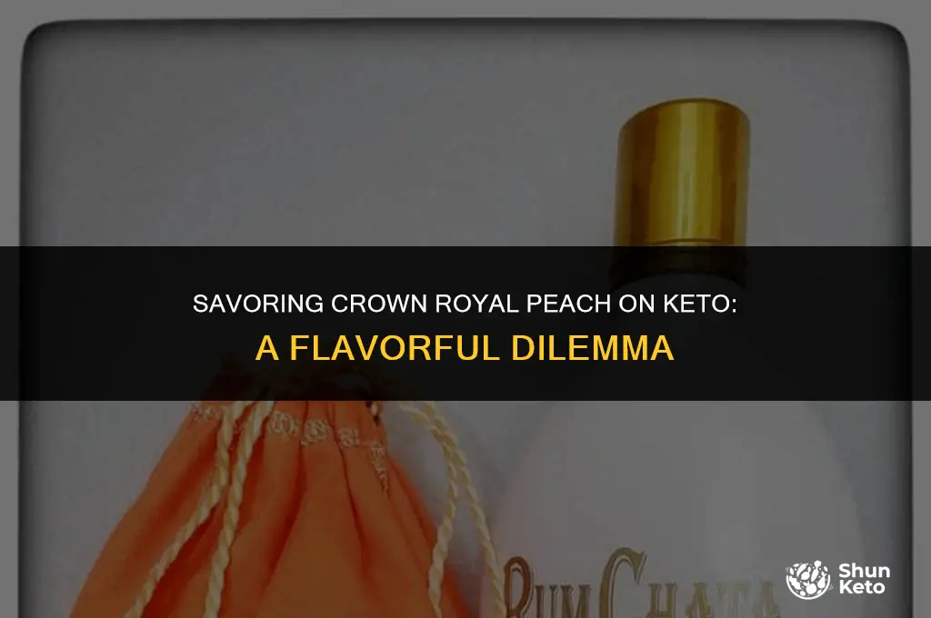 is crown royal peach keto