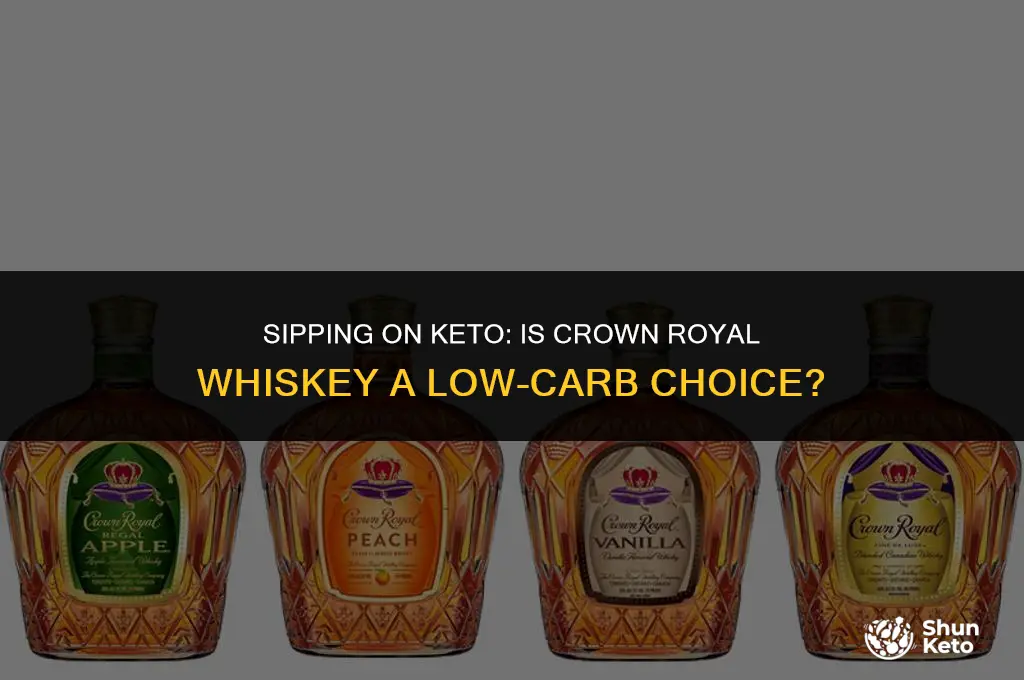 is crown royal whiskey keto friendly