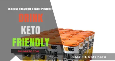 Is Crush Sugar-Free Orange Powdered Drink Keto-Friendly?
