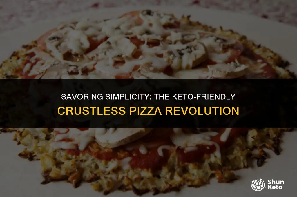 is crustless pizza keto