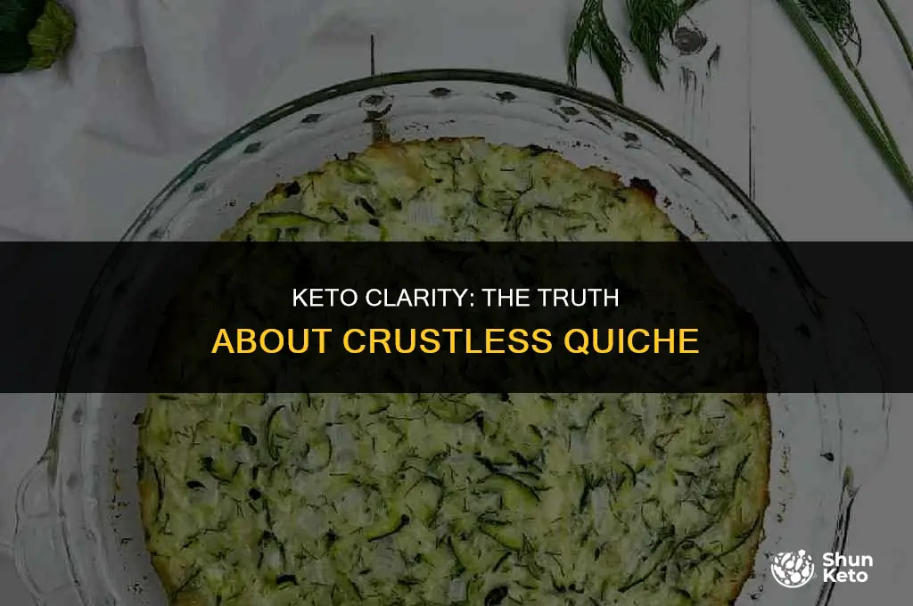 is crustless quiche keto