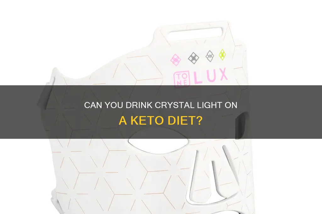 is crystal light allowed on keto diet