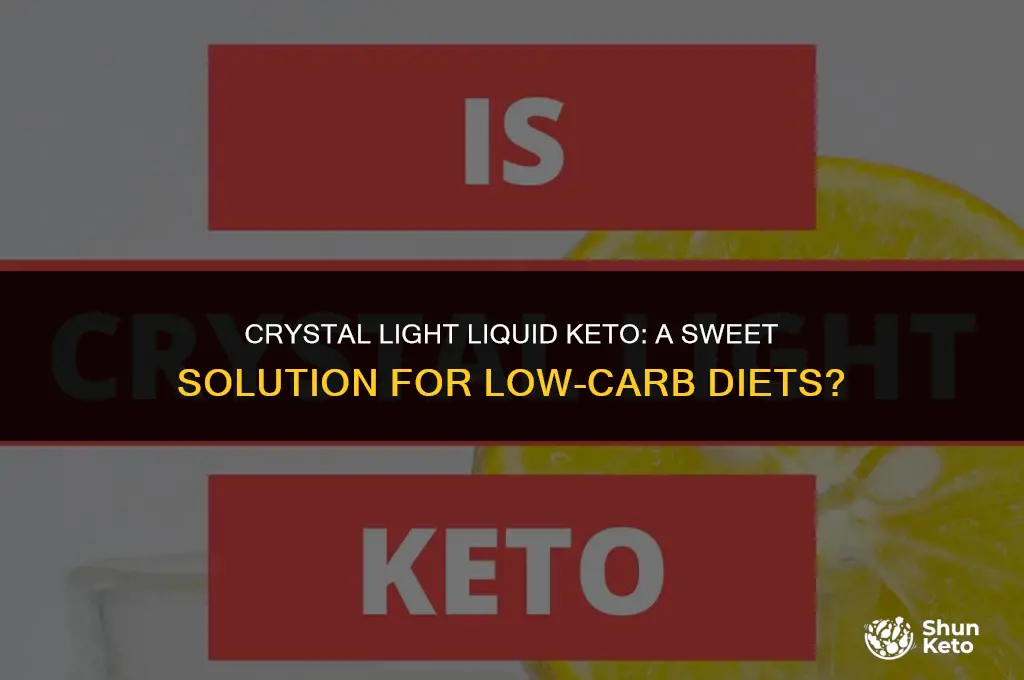 is crystal light liquid keto