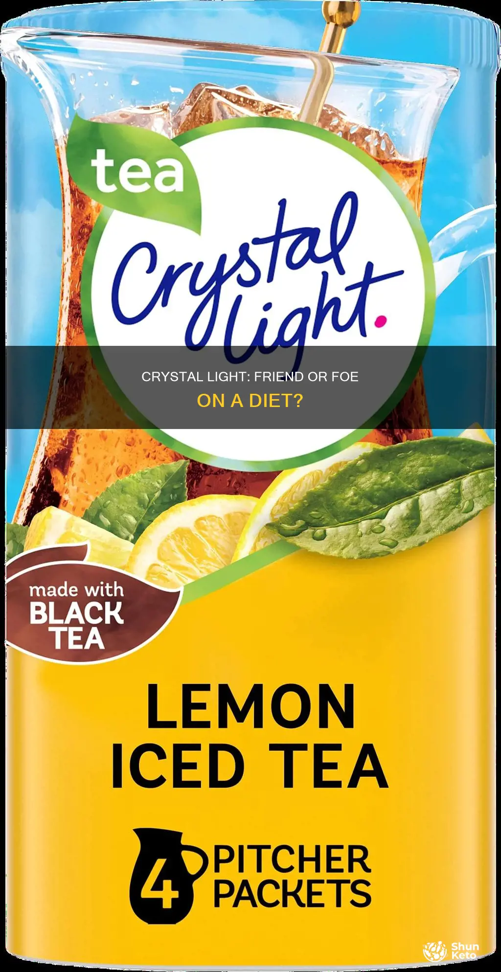 is crystal light ok to drink on a diet