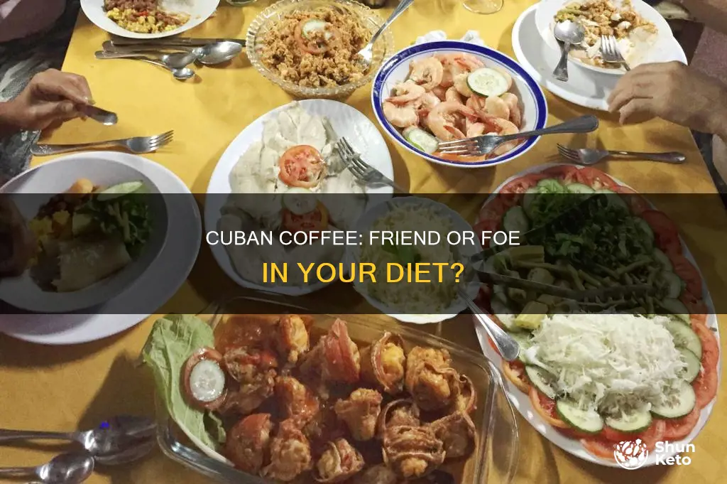 is cuban coffee ok for diet