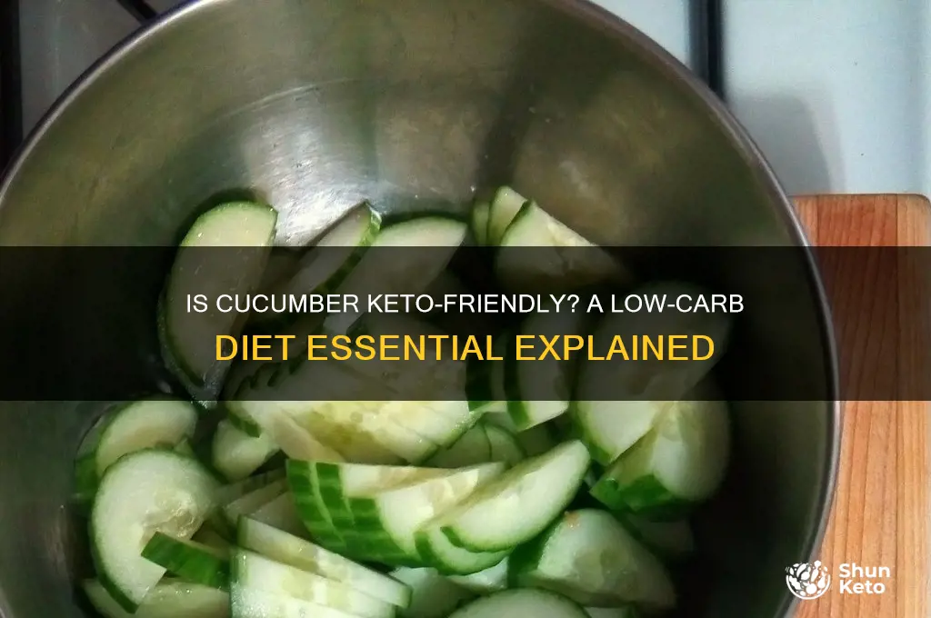 is cucumber a keto diet