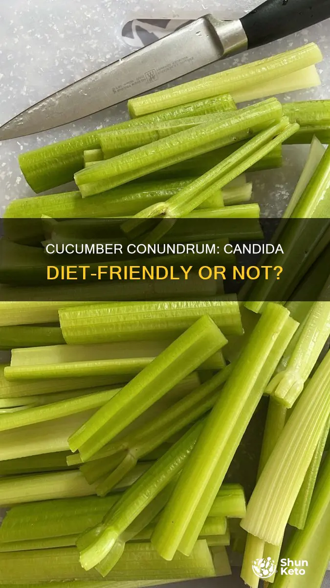 is cucumber ok for candida diet