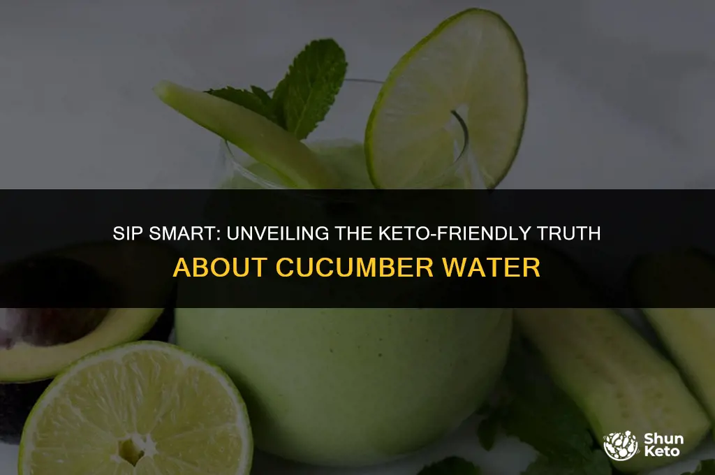 is cucumber water keto friendly